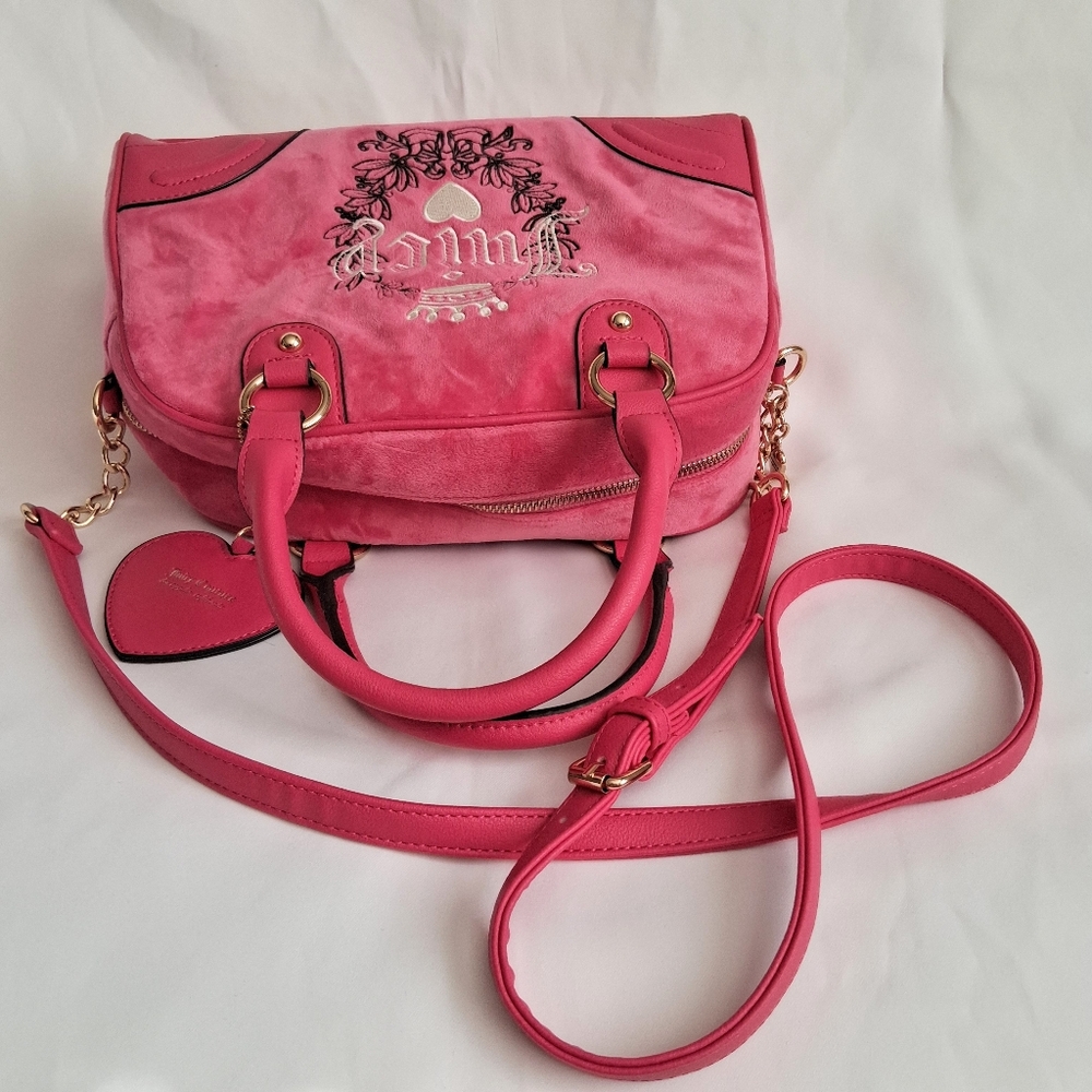 Juicy Couture Heritage Bowlers Pink Handbag - Picture 4 of 11